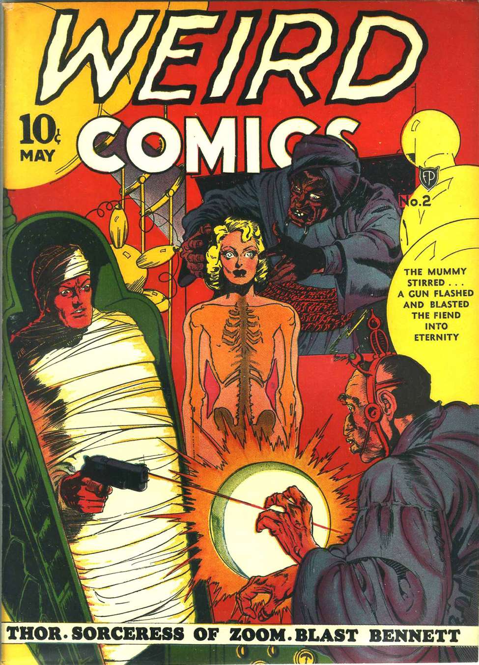 Comic Book Cover For Weird Comics 2