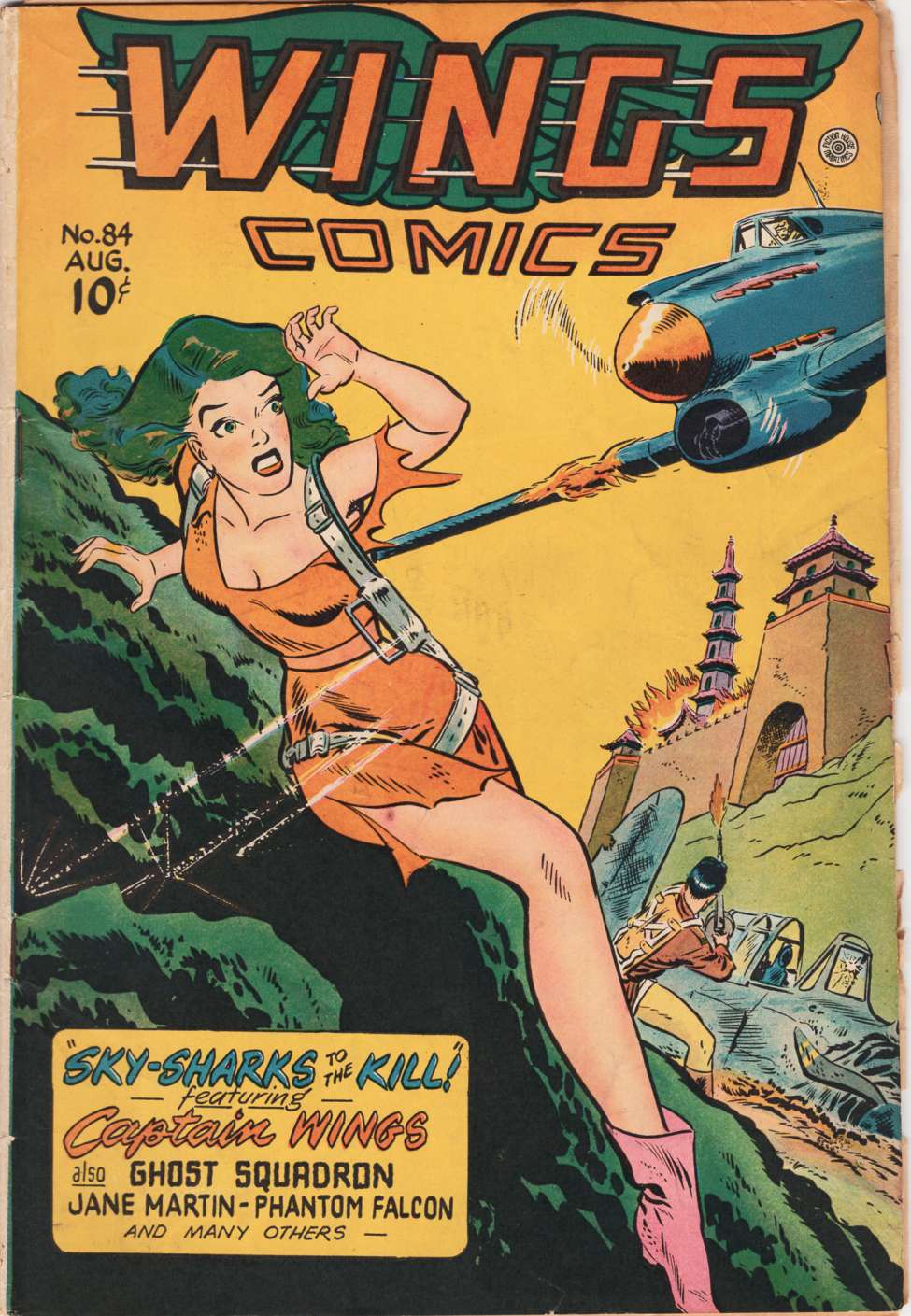 Comic Book Cover For Wings Comics 84