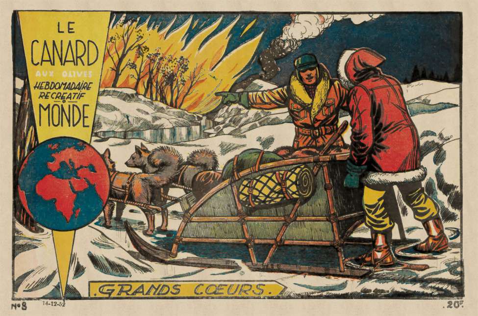 Comic Book Cover For Le Canard aux Olives 8 - Grands coeurs