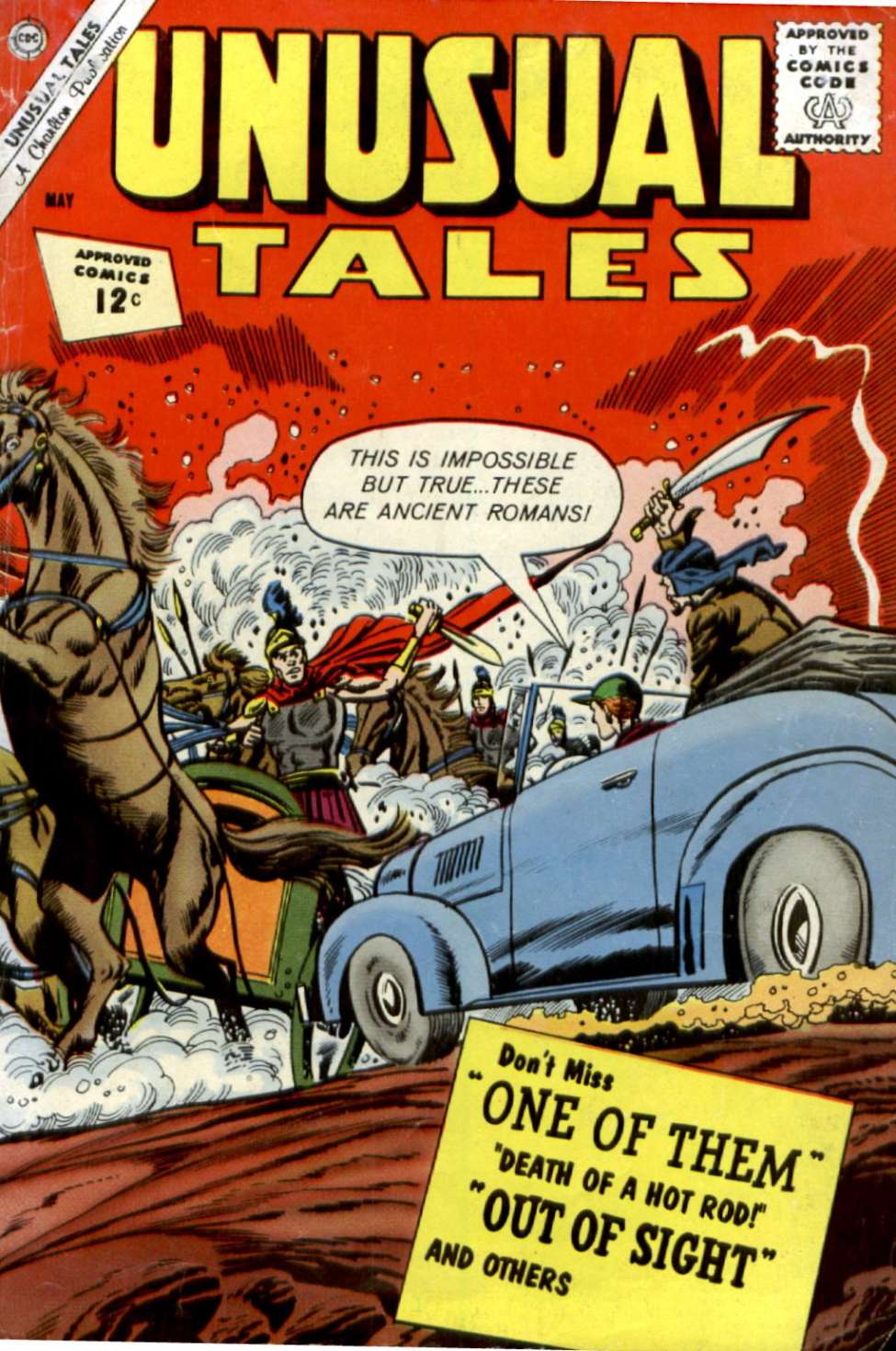 Comic Book Cover For Unusual Tales 33
