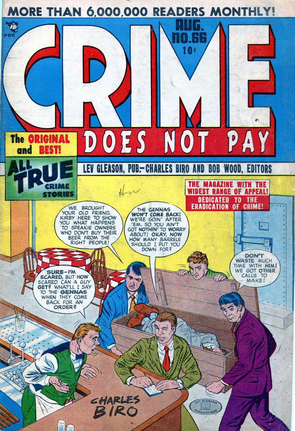 Comic Book Cover For Crime Does Not Pay 66 - Version 2