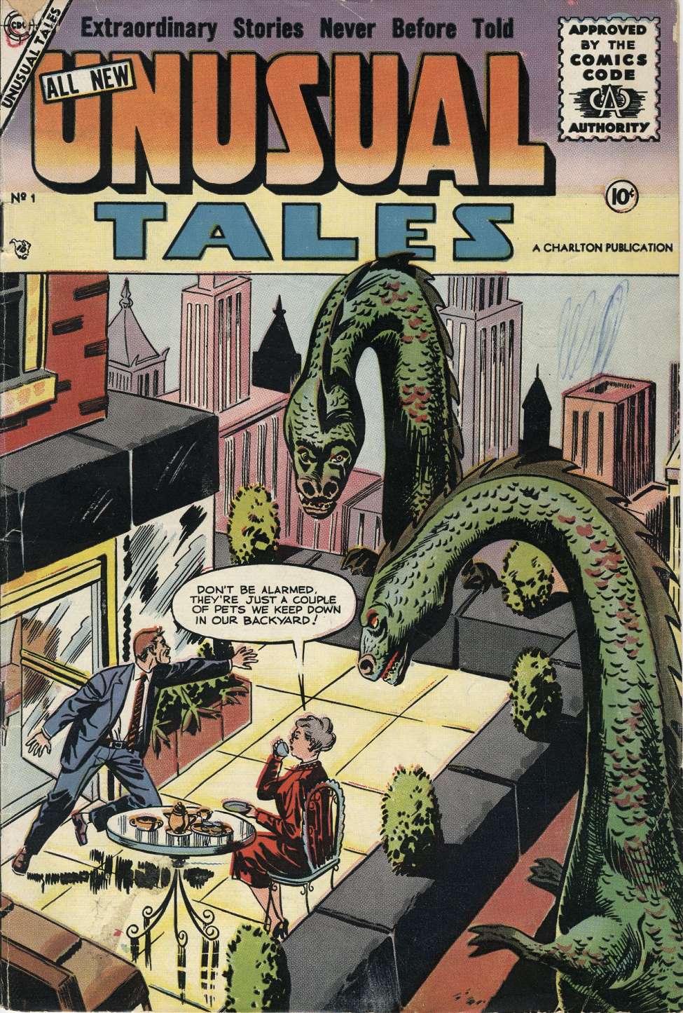 Comic Book Cover For Unusual Tales 1
