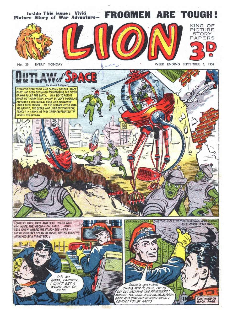 Book Cover For Lion 29