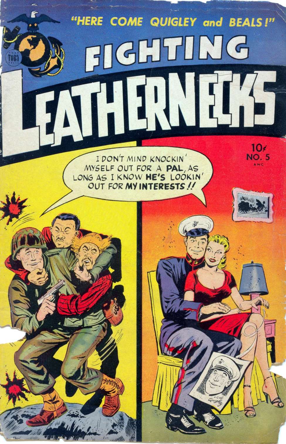 Comic Book Cover For Fighting Leathernecks 5