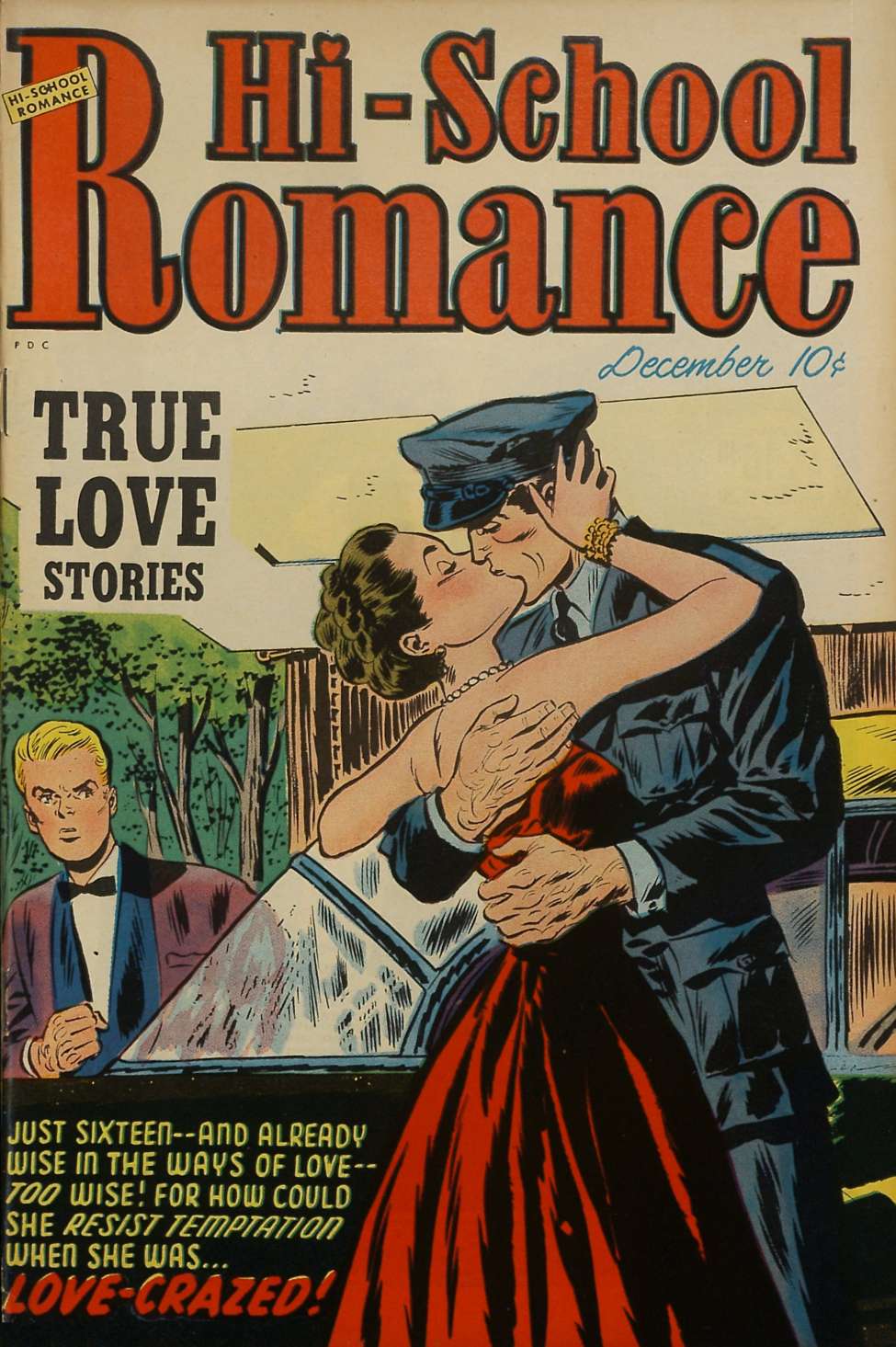 Comic Book Cover For Hi-School Romance 18