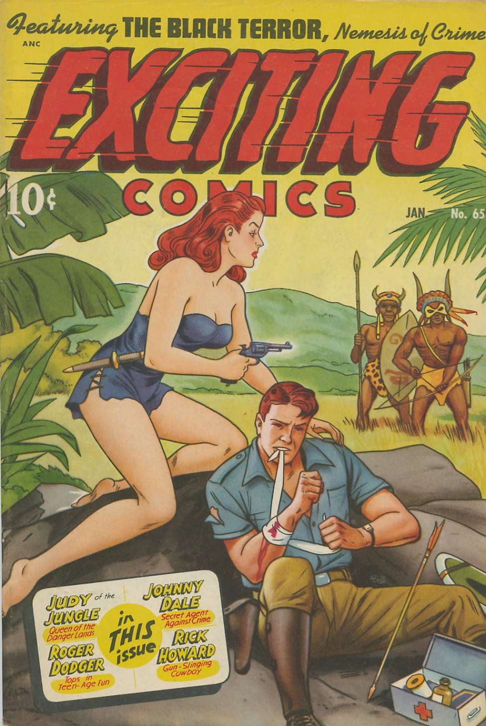 Book Cover For Exciting Comics 65