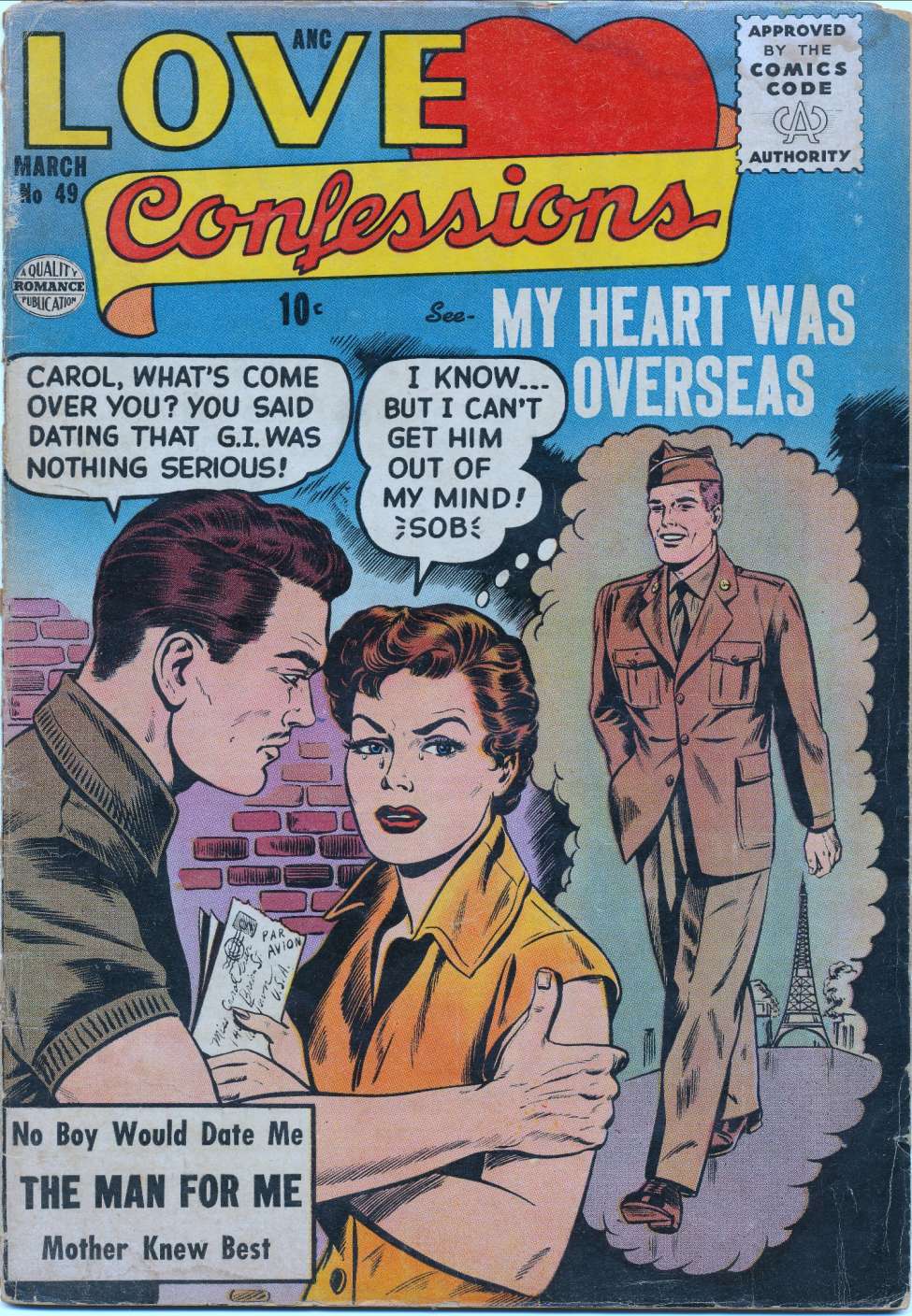 Comic Book Cover For Love Confessions 49