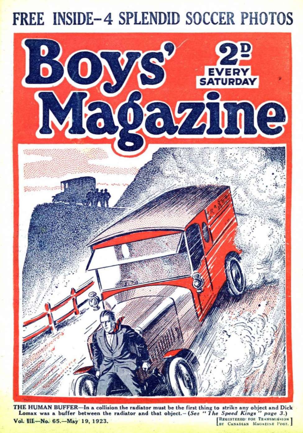 Book Cover For Boys' Magazine 65