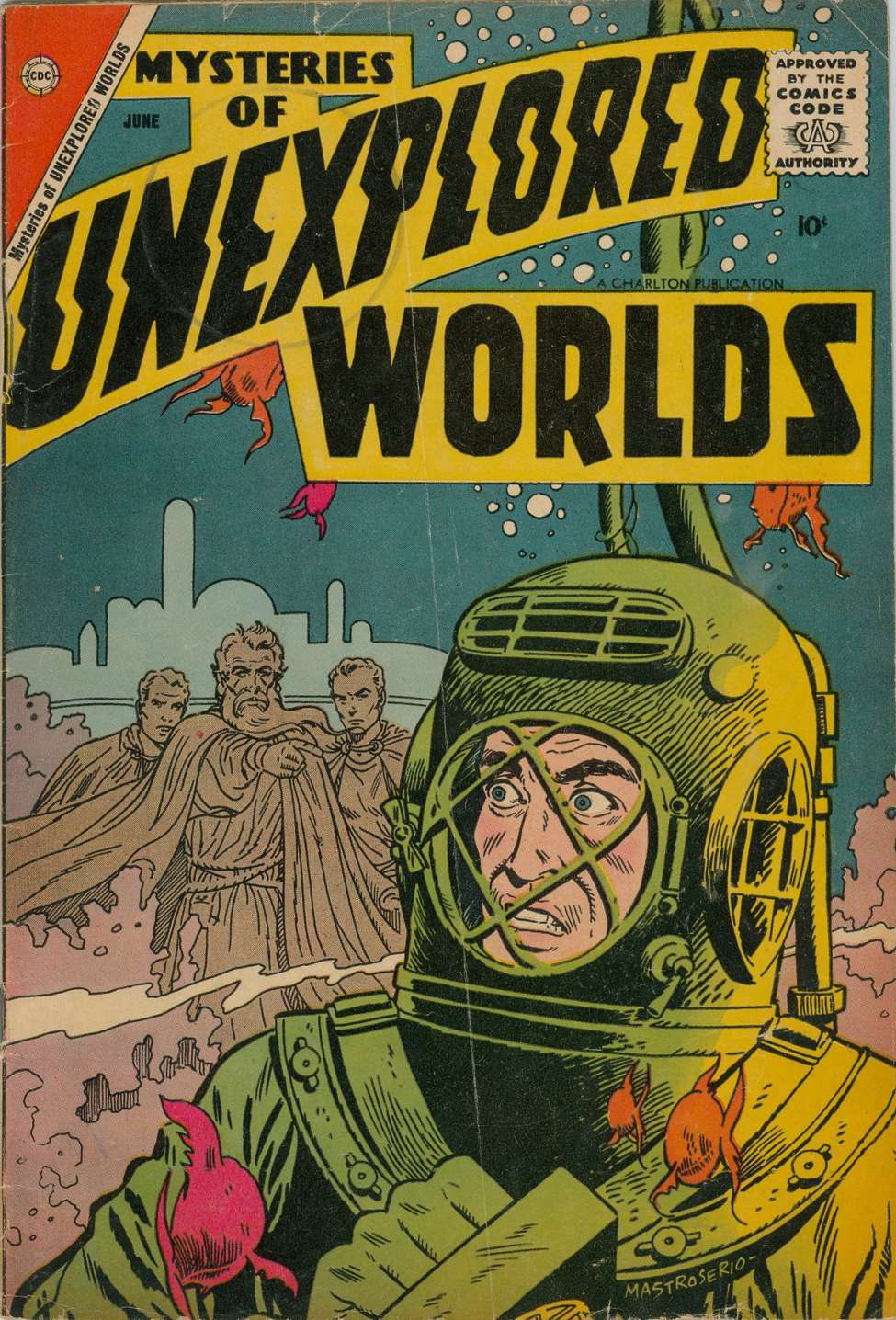 Comic Book Cover For Mysteries of Unexplored Worlds 8