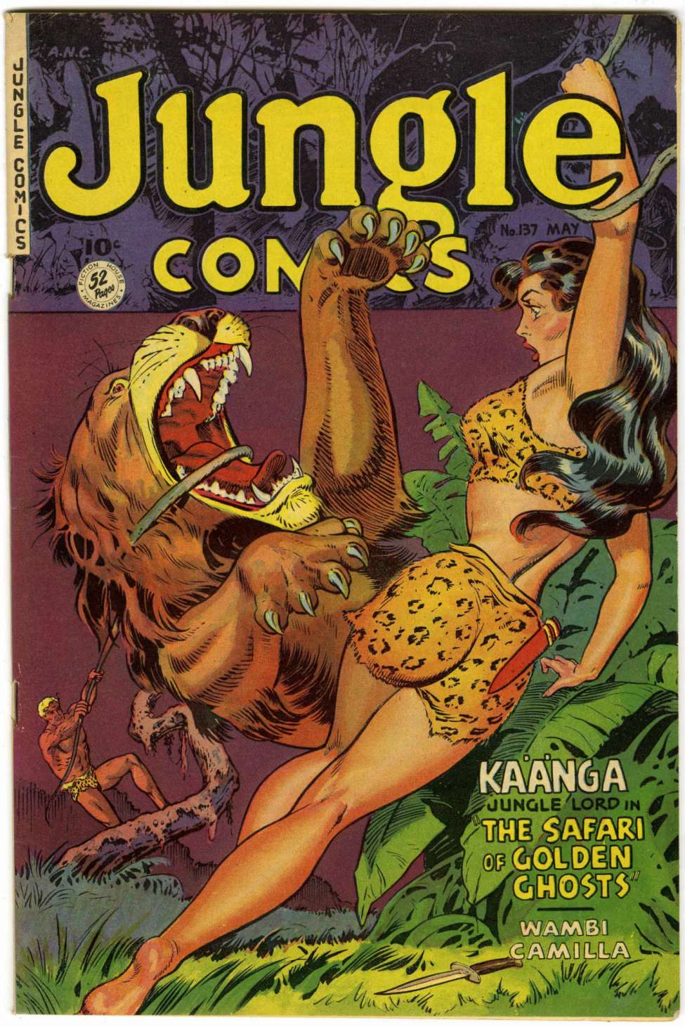Comic Book Cover For Jungle Comics 137 - Version 1