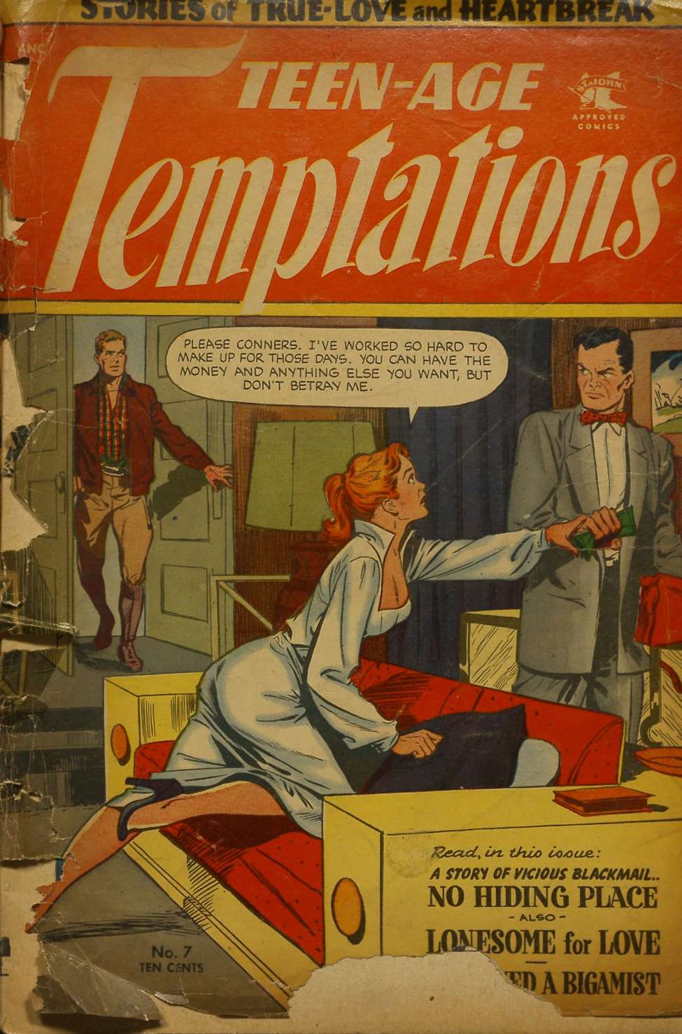 Book Cover For Teen-Age Temptations 7 - Version 1