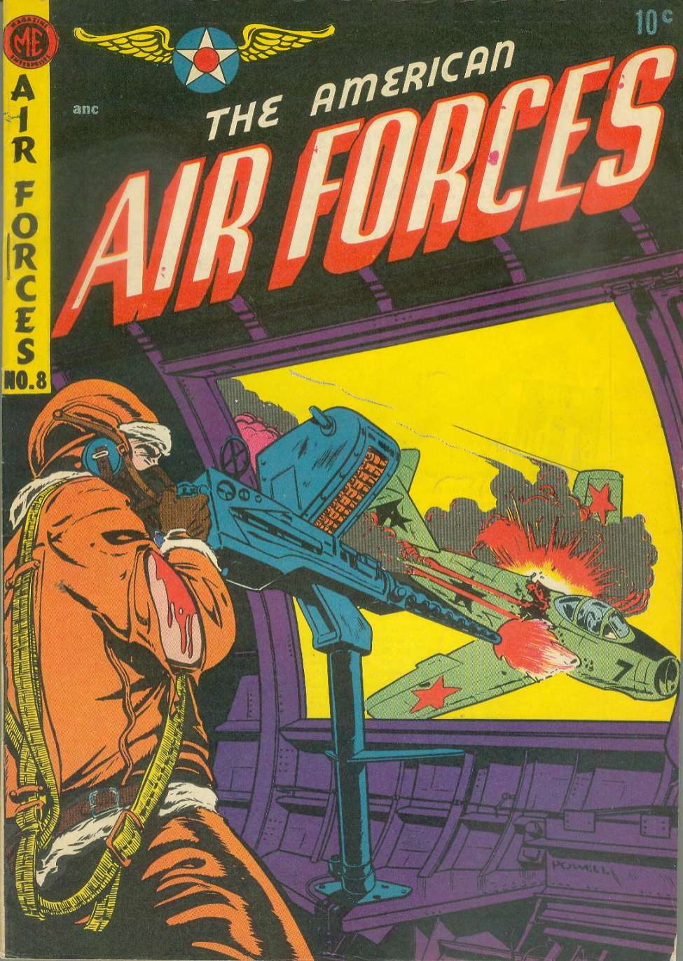 Comic Book Cover For American Air Forces 8