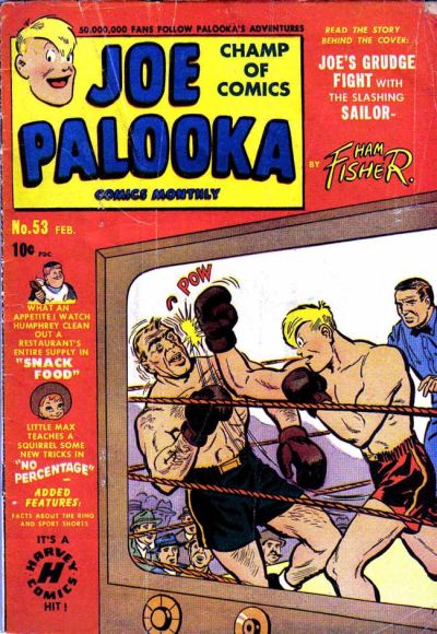 Comic Book Cover For Joe Palooka Comics 53 - Version 1