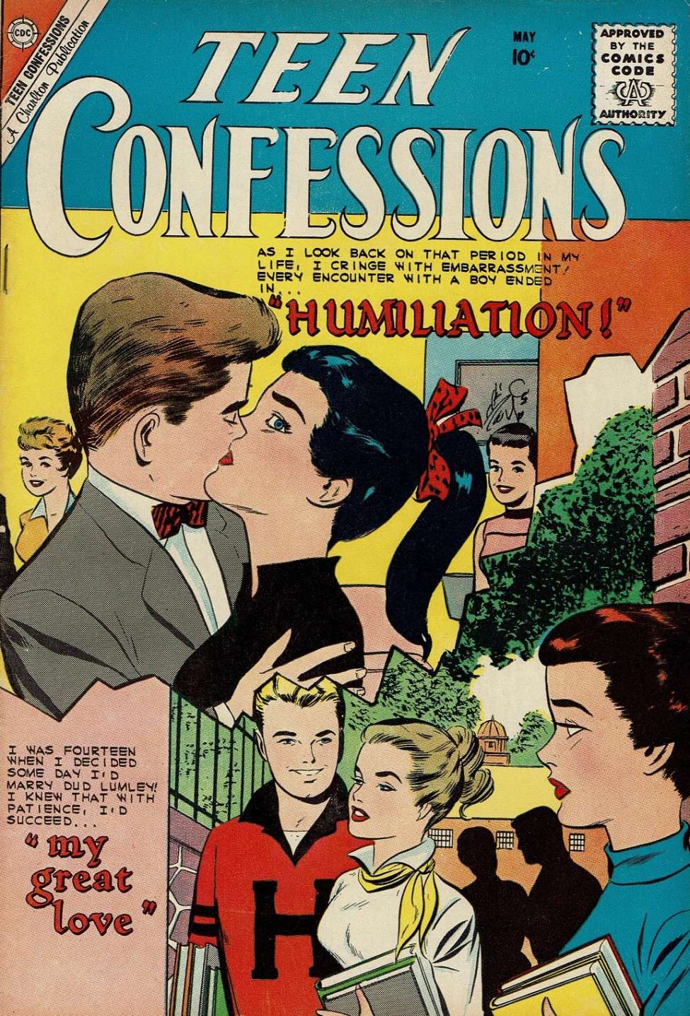 Comic Book Cover For Teen Confessions 5