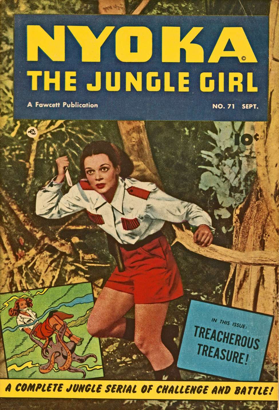 Book Cover For Nyoka the Jungle Girl 71 - Version 2