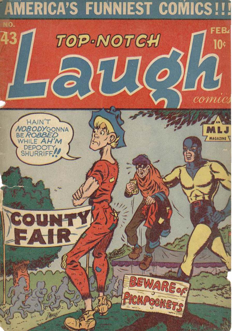 Comic Book Cover For Top Notch Laugh Comics 43