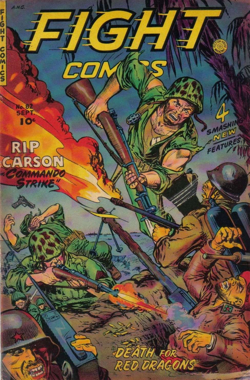 Comic Book Cover For Fight Comics 82 - Version 1