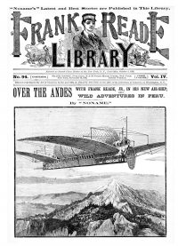 Large Thumbnail For v04 94 - Over the Andes with Frank Reade, Jr., in His New Air-Ship
