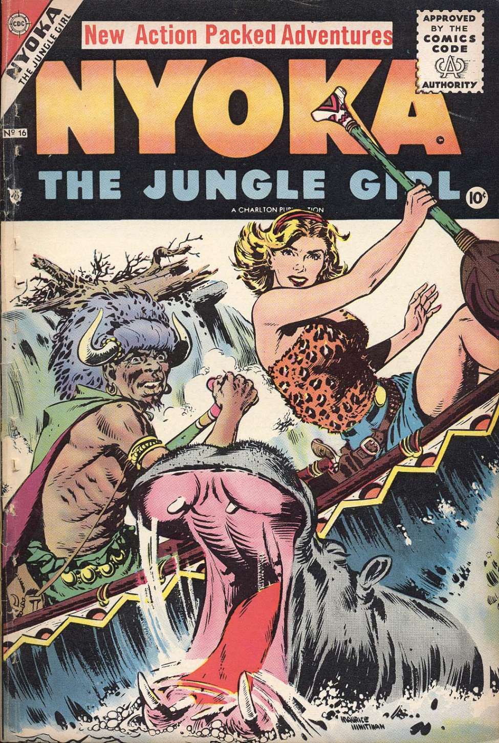 Comic Book Cover For Nyoka the Jungle Girl 16