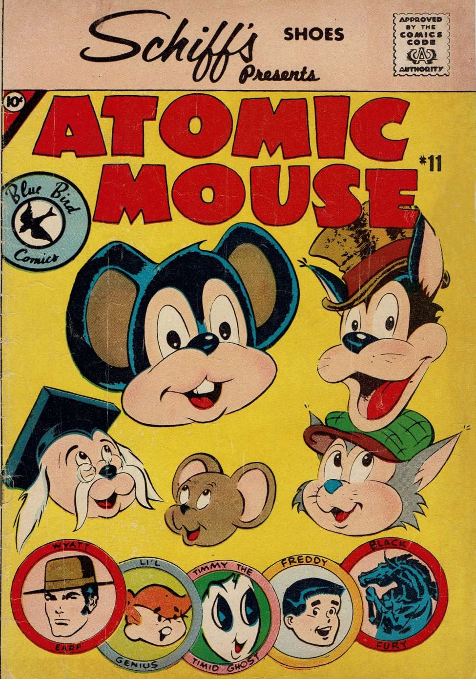 Book Cover For Atomic Mouse 11 (Blue Bird)