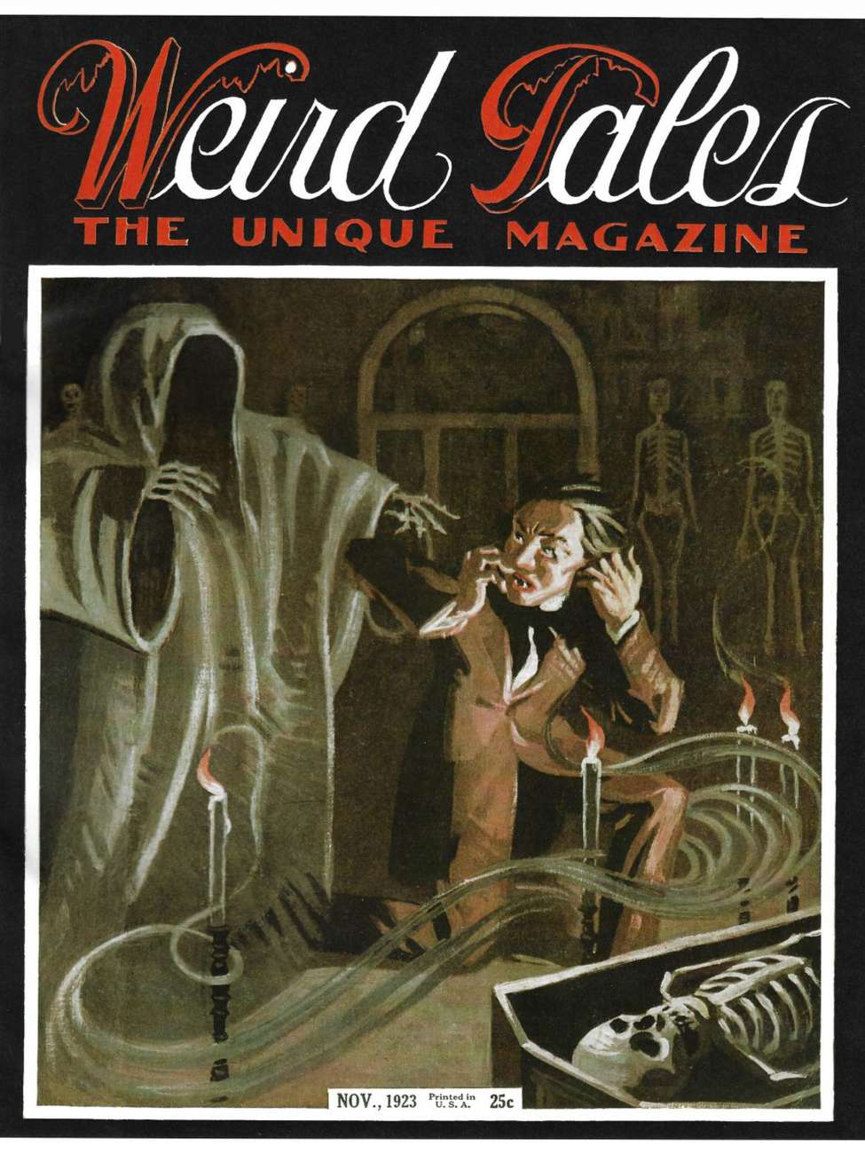 Book Cover For Weird Tales v2 4 - Draconda - John Martin Leahy