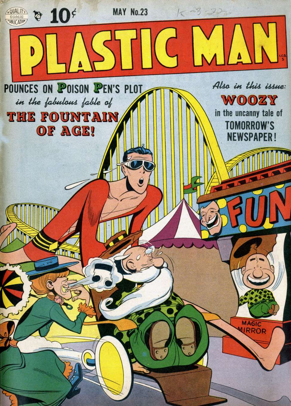Comic Book Cover For Plastic Man 23