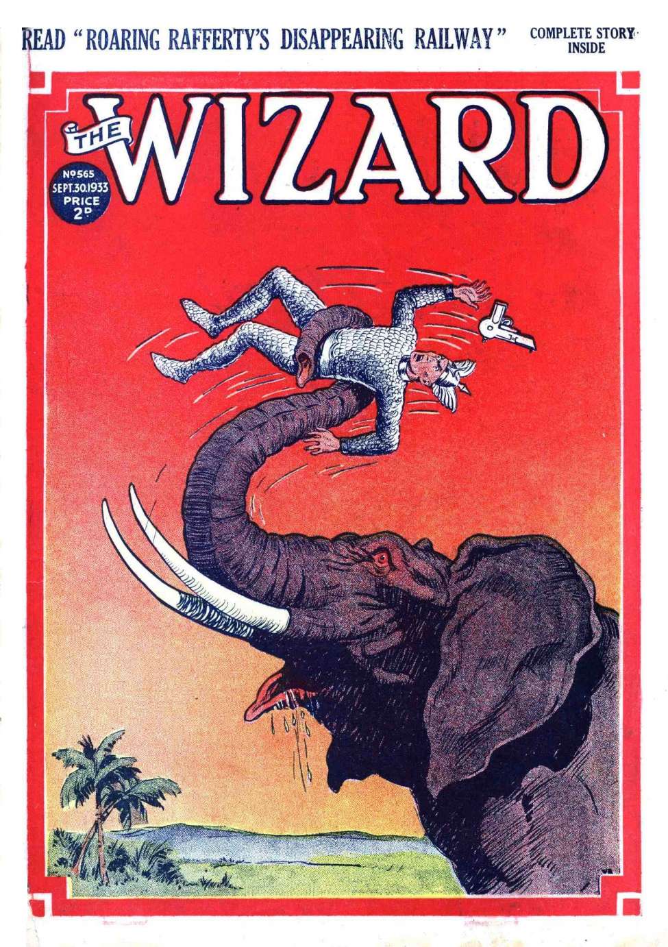 Comic Book Cover For The Wizard 565