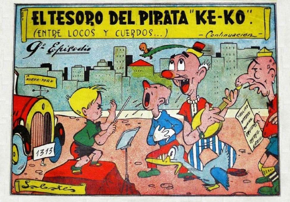 Comic Book Cover For El Tesoro del Pirata 'Ke-Ko'