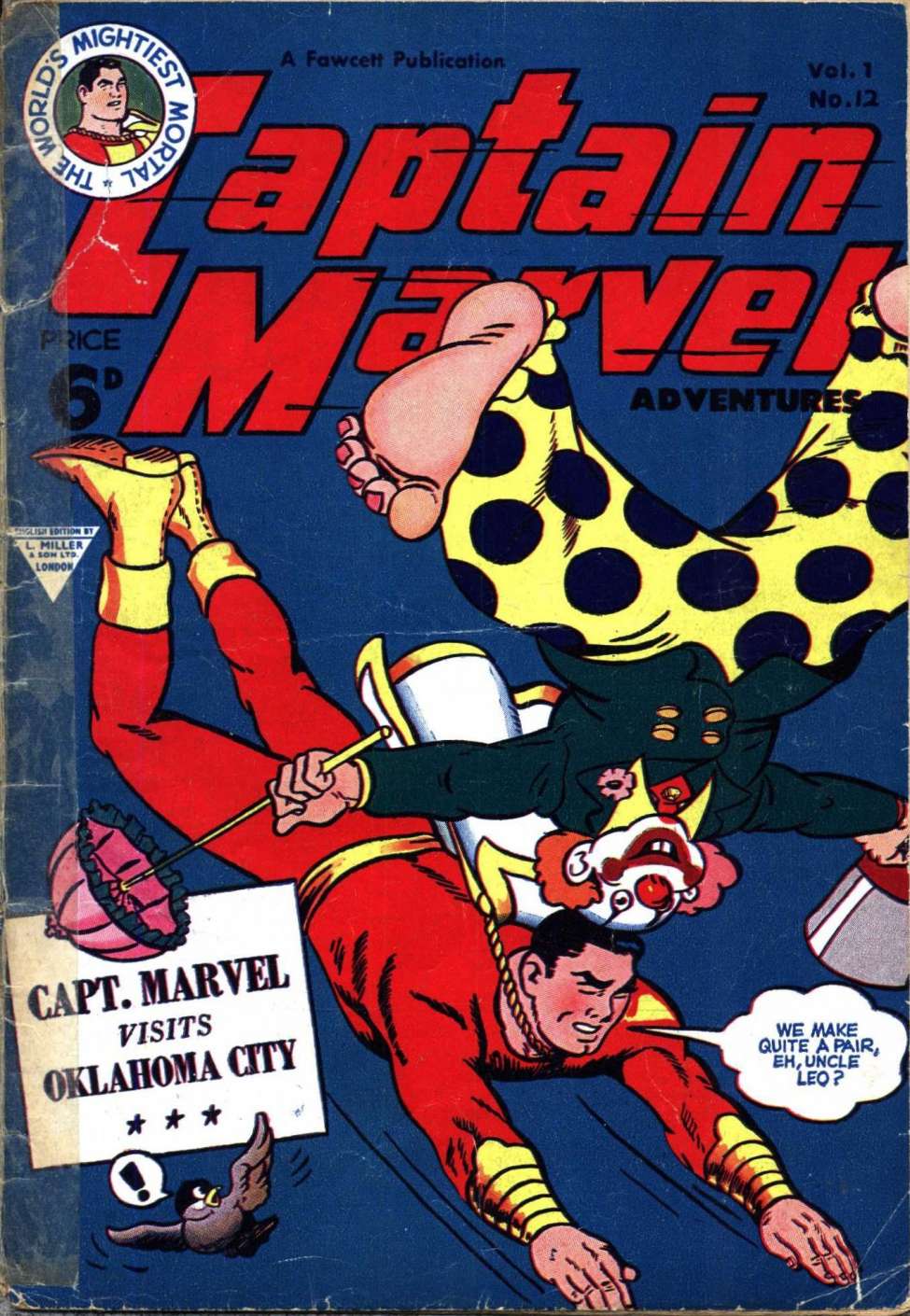 Book Cover For Captain Marvel Adventures Weekly 12