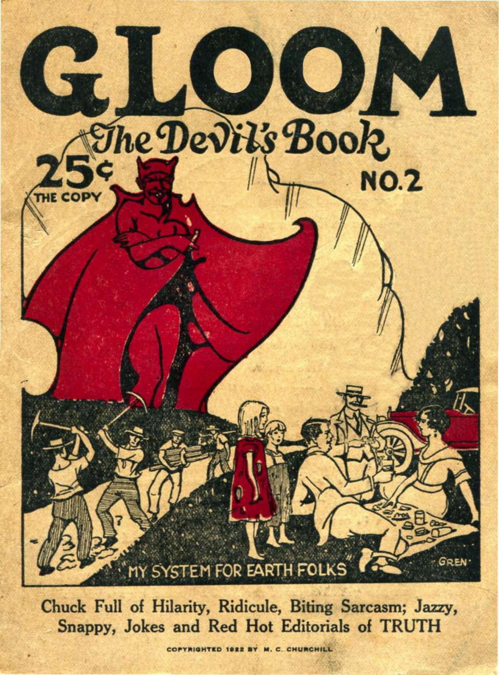 Comic Book Cover For Gloom: The Devil's Book 2