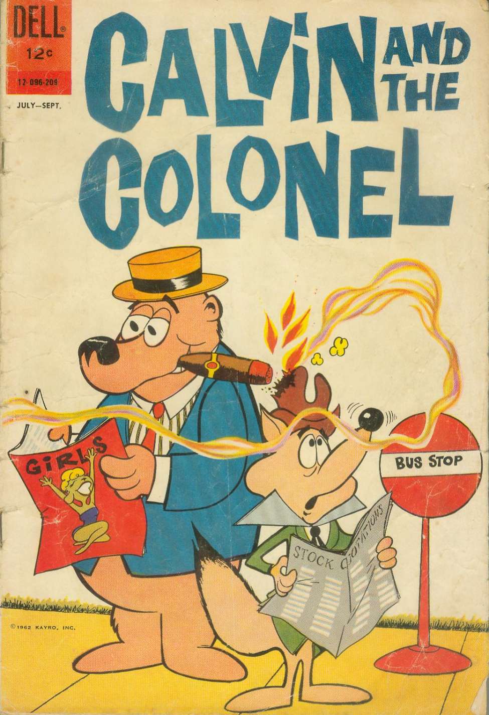 Comic Book Cover For Calvin and the Colonel
