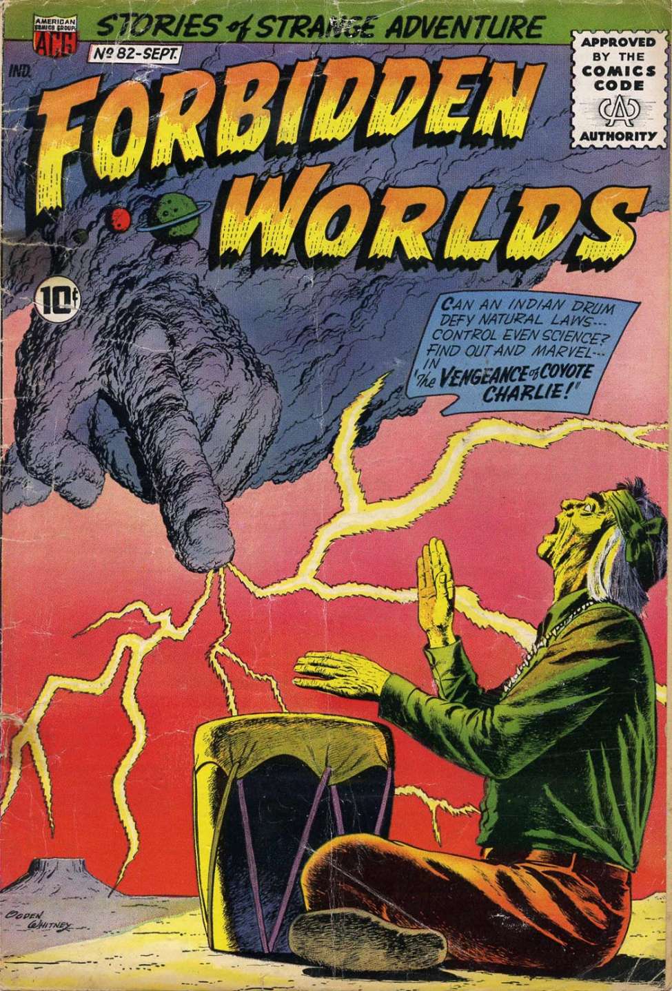 Comic Book Cover For Forbidden Worlds 82