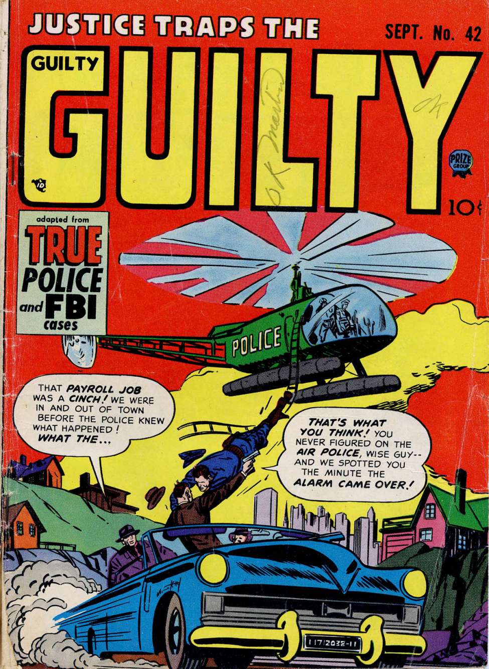 Comic Book Cover For Justice Traps the Guilty 42