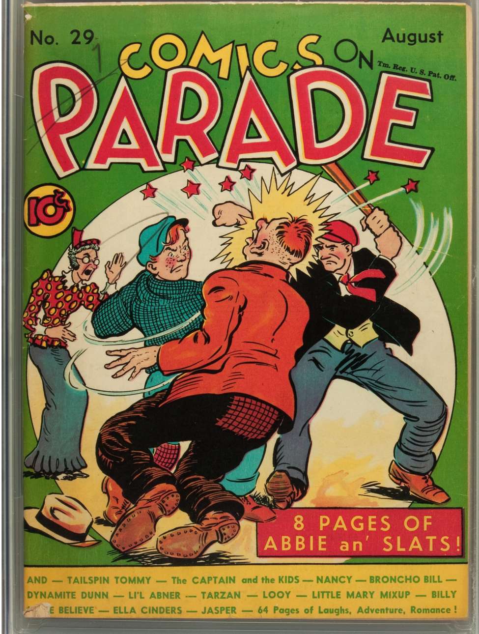 Comic Book Cover For Comics on Parade 29