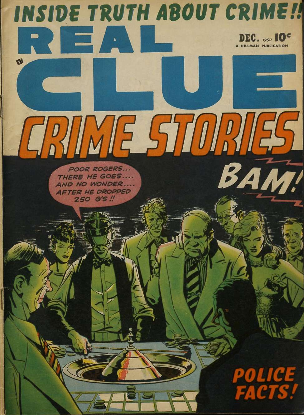 Comic Book Cover For Real Clue Crime Stories v5 10