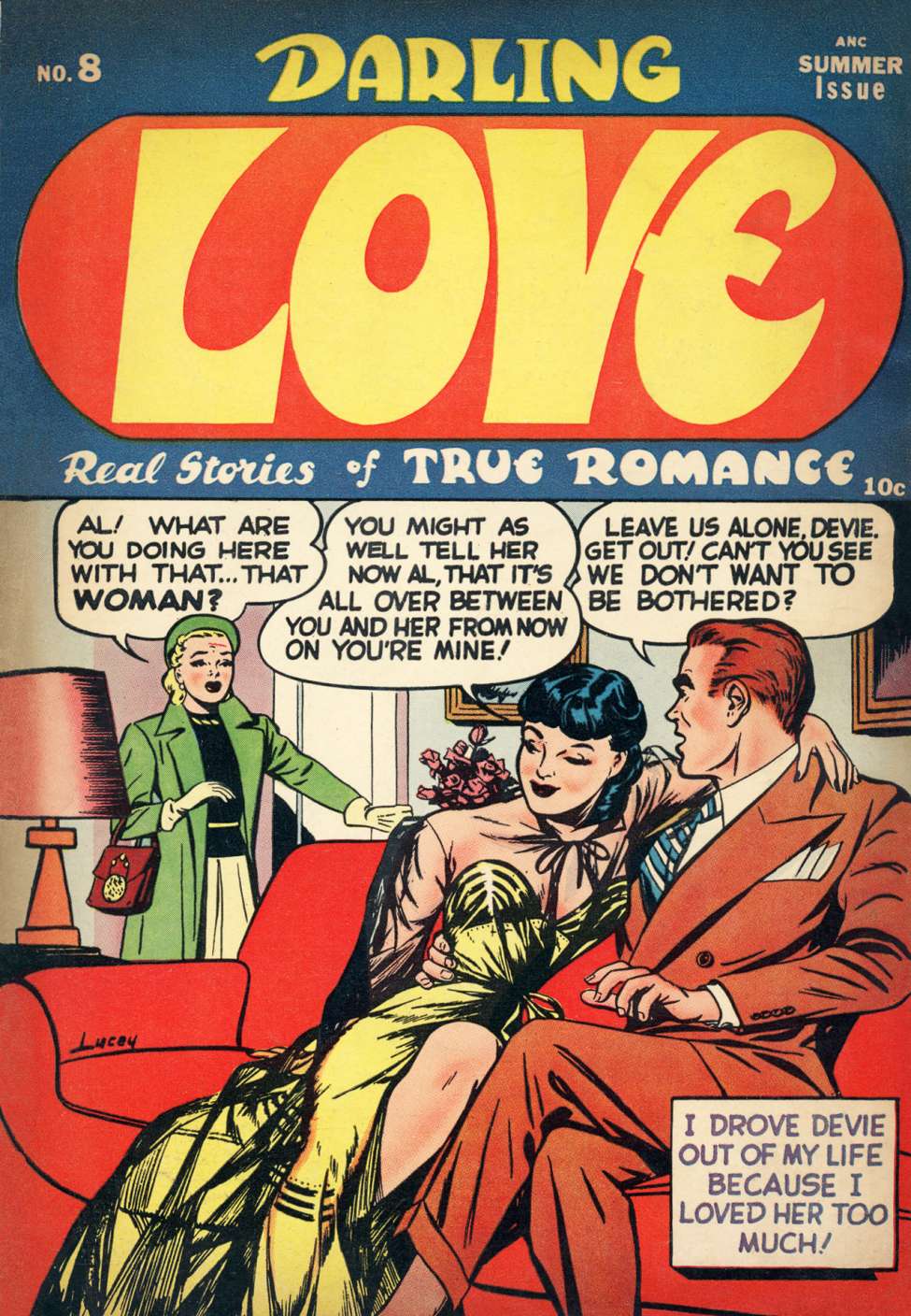 Comic Book Cover For Darling Love 8