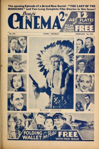 Large Thumbnail For Boy's Cinema 686 - The Last of the Mohicans - Harry Carey
