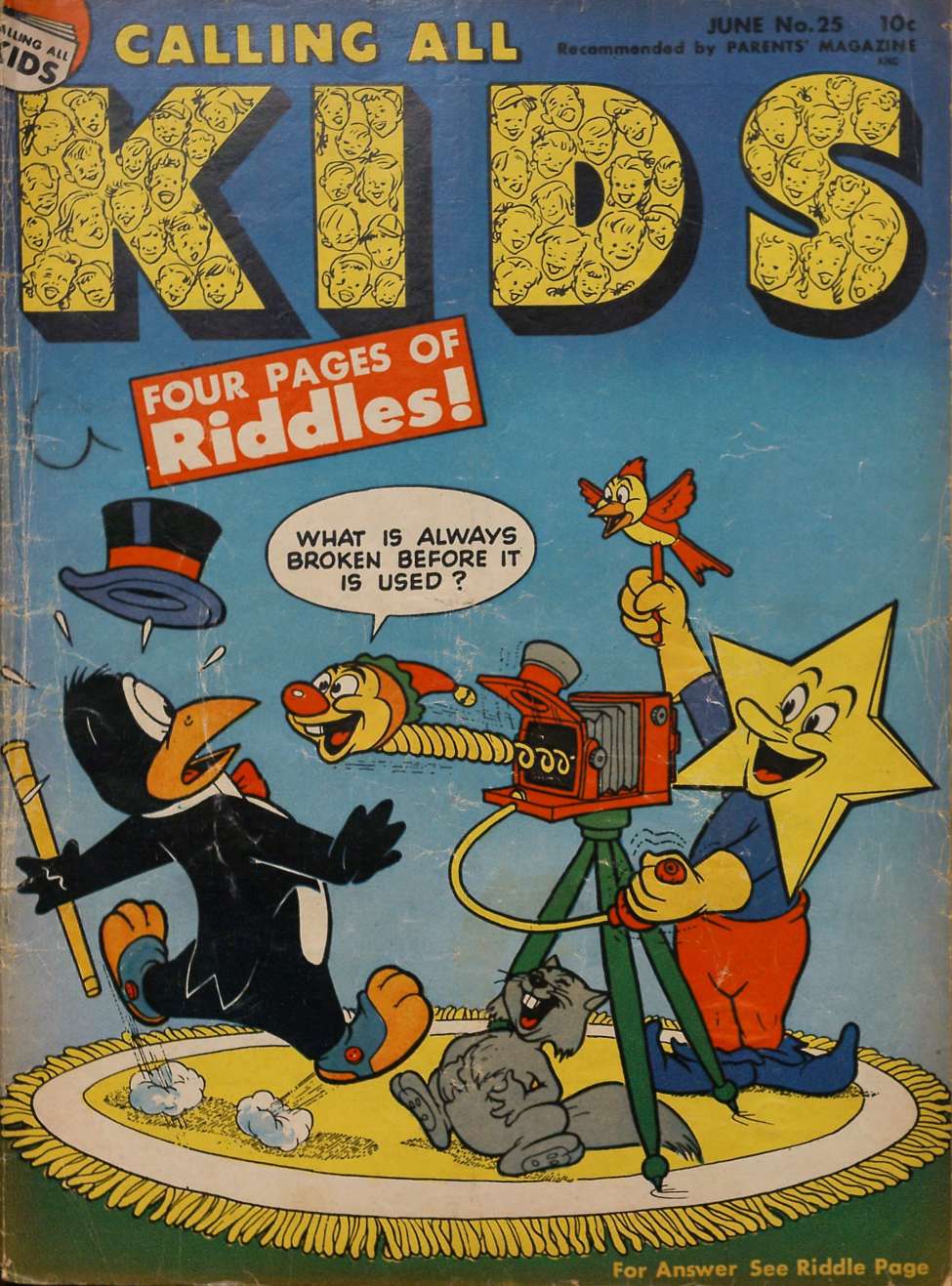Comic Book Cover For Calling All Kids 25 - Version 2