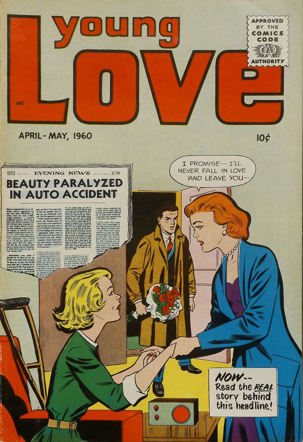 Comic Book Cover For Young Love v3 6