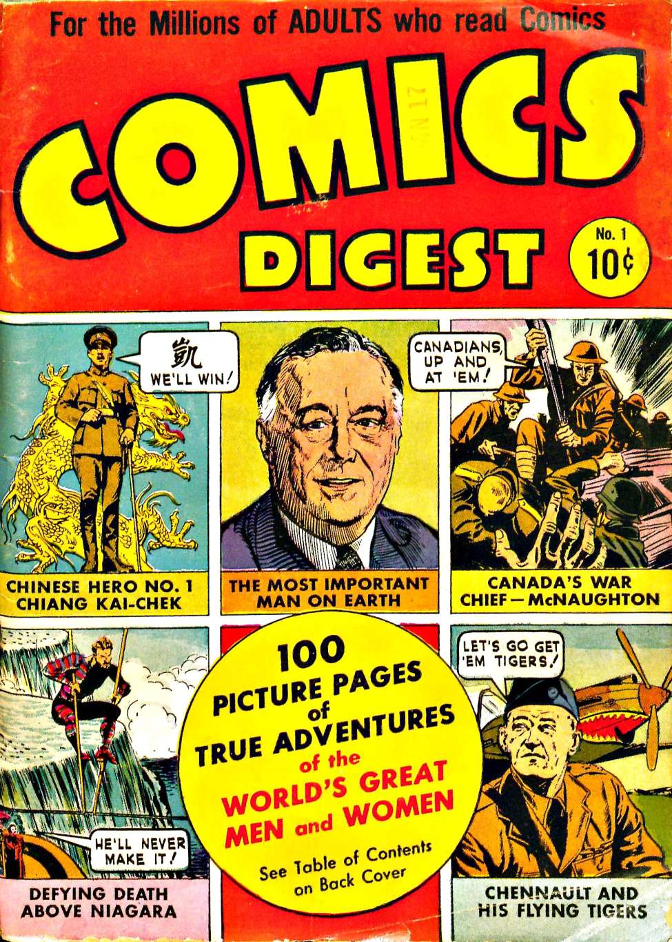 Book Cover For Comics Digest 1
