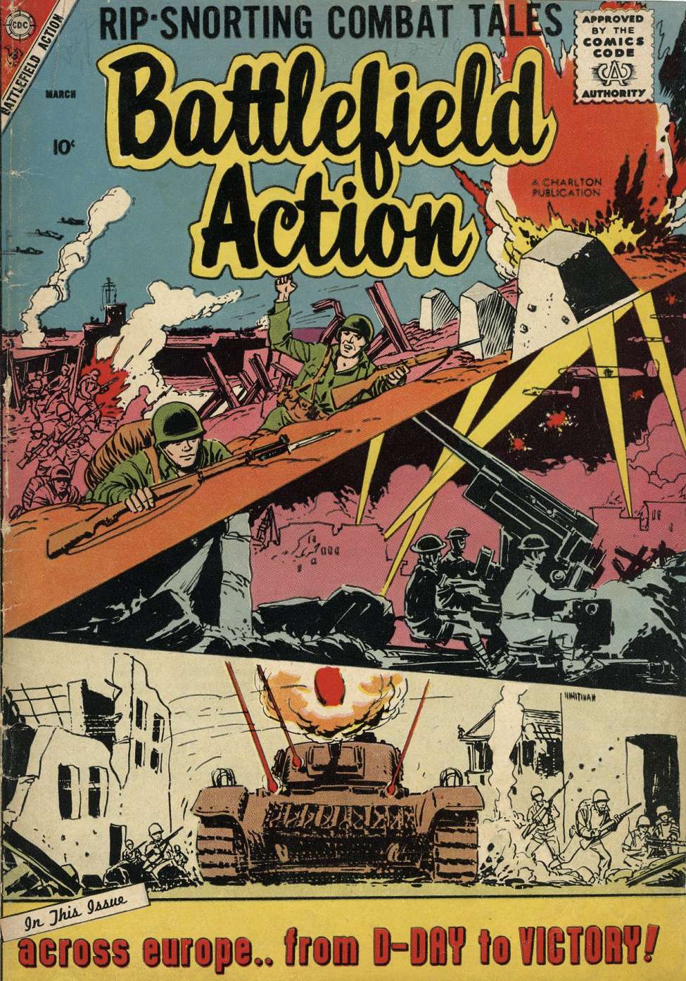Comic Book Cover For Battlefield Action 18