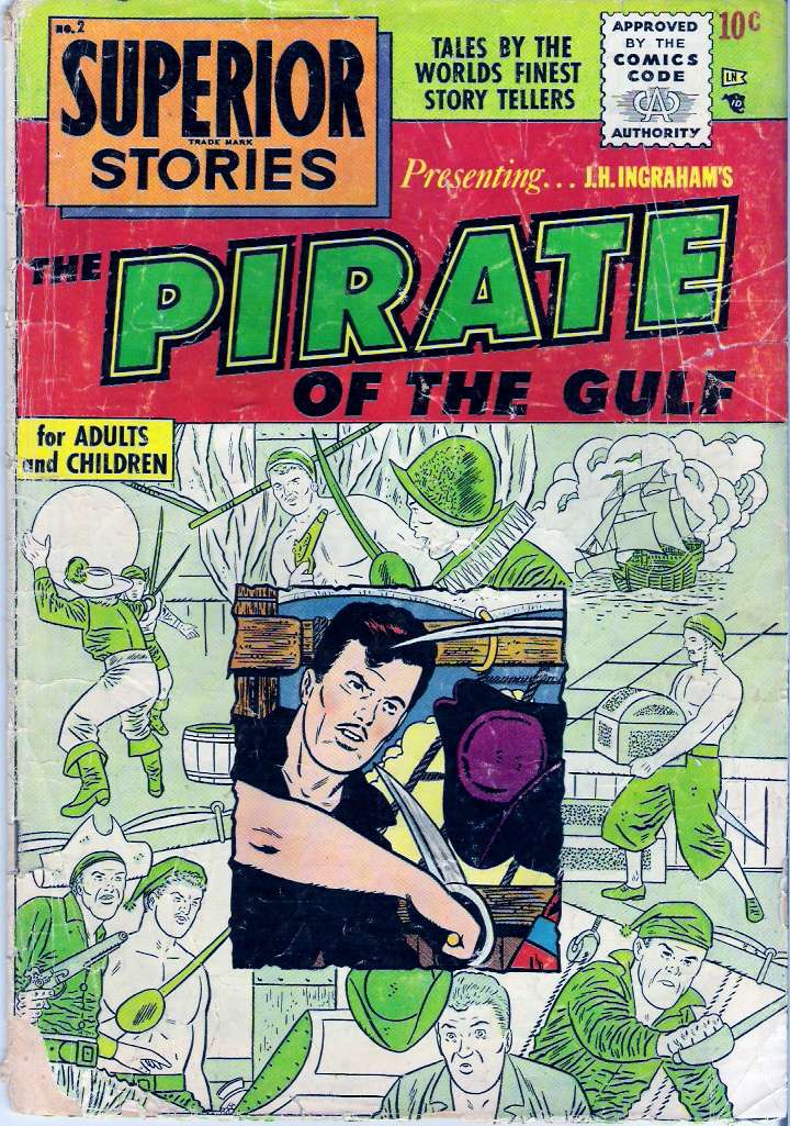 Comic Book Cover For Superior Stories 2 - The Pirate Of The Gulf