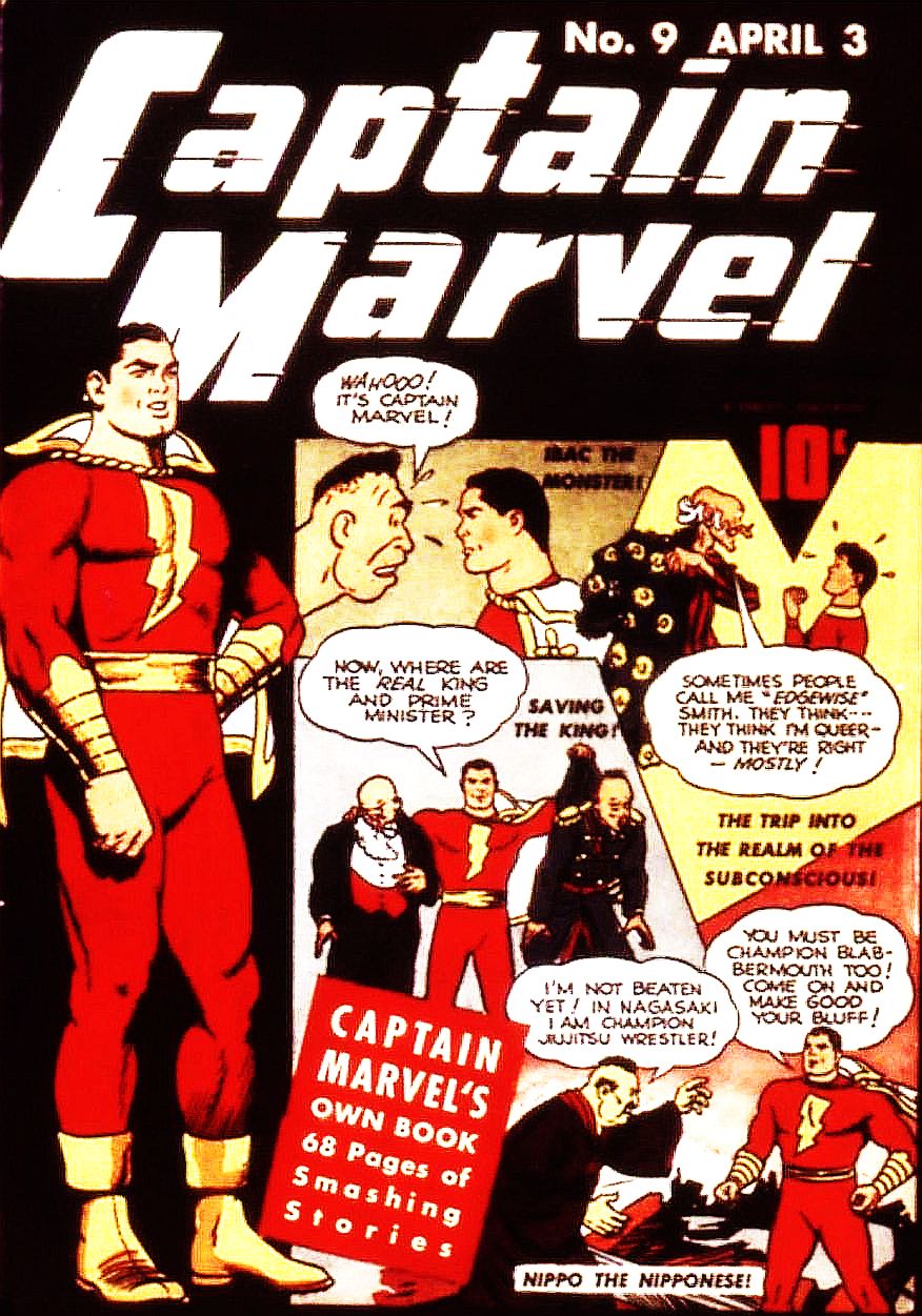 Comic Book Cover For Captain Marvel Adventures 9 - Version 1