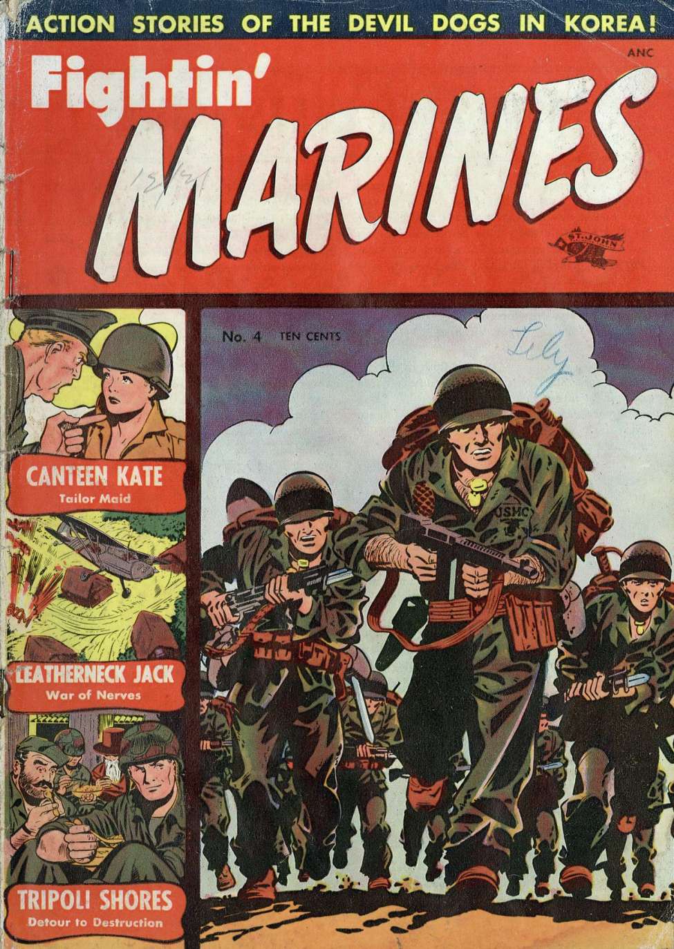 Book Cover For Fightin' Marines 4
