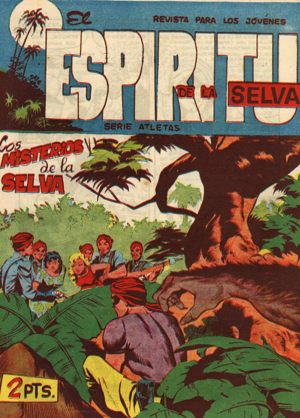 Comic Book Cover For El Espiritu De La Selva 65 - Los Misterios De La Selva