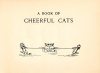 Cover For A Book of Cheerful Cats