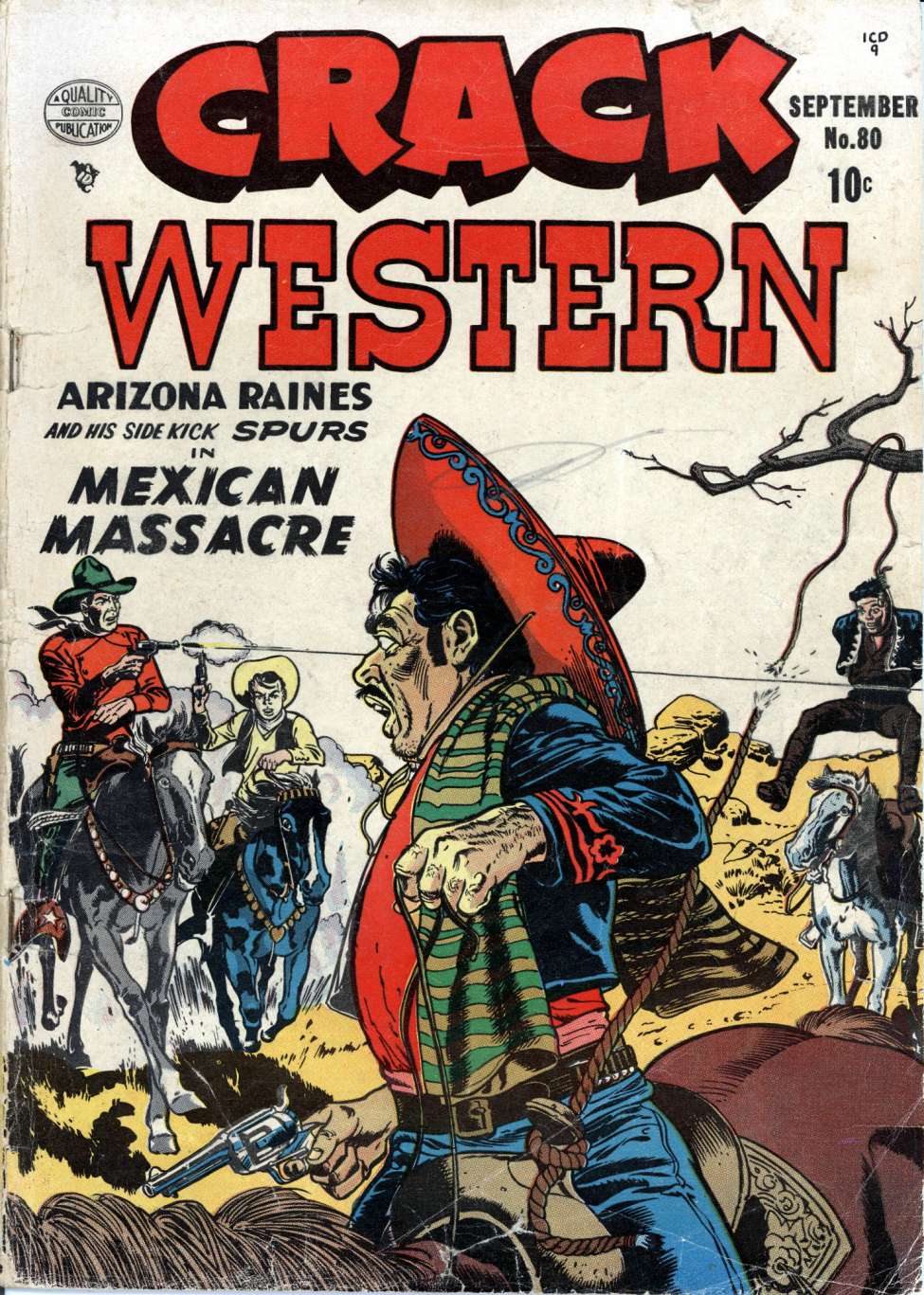 Comic Book Cover For Crack Western 80 (alt) - Version 2