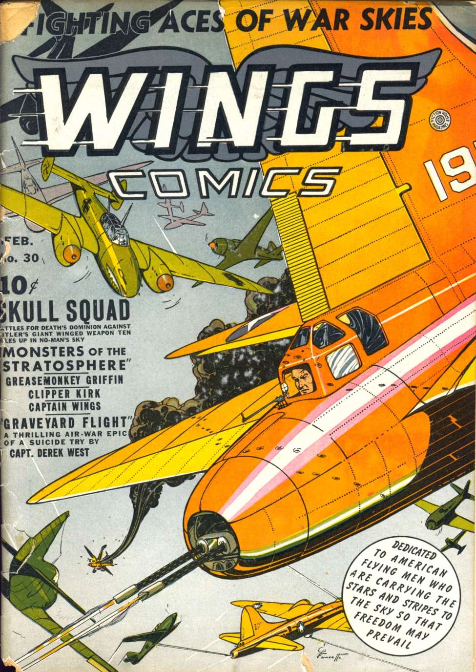Comic Book Cover For Wings Comics 30