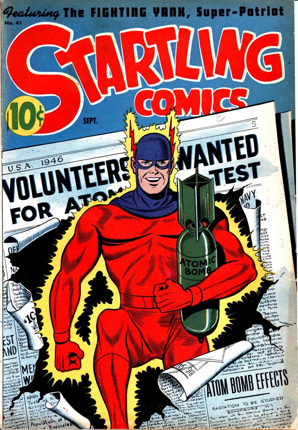 Comic Book Cover For Startling Comics 41