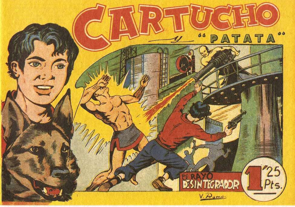 Comic Book Cover For Cartucho y Patata 7 - El Rayo Desintegrador